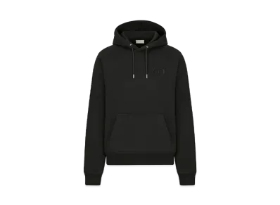 Dior CD Icon Hooded Sweatshirt Cotton Fleece "Black"