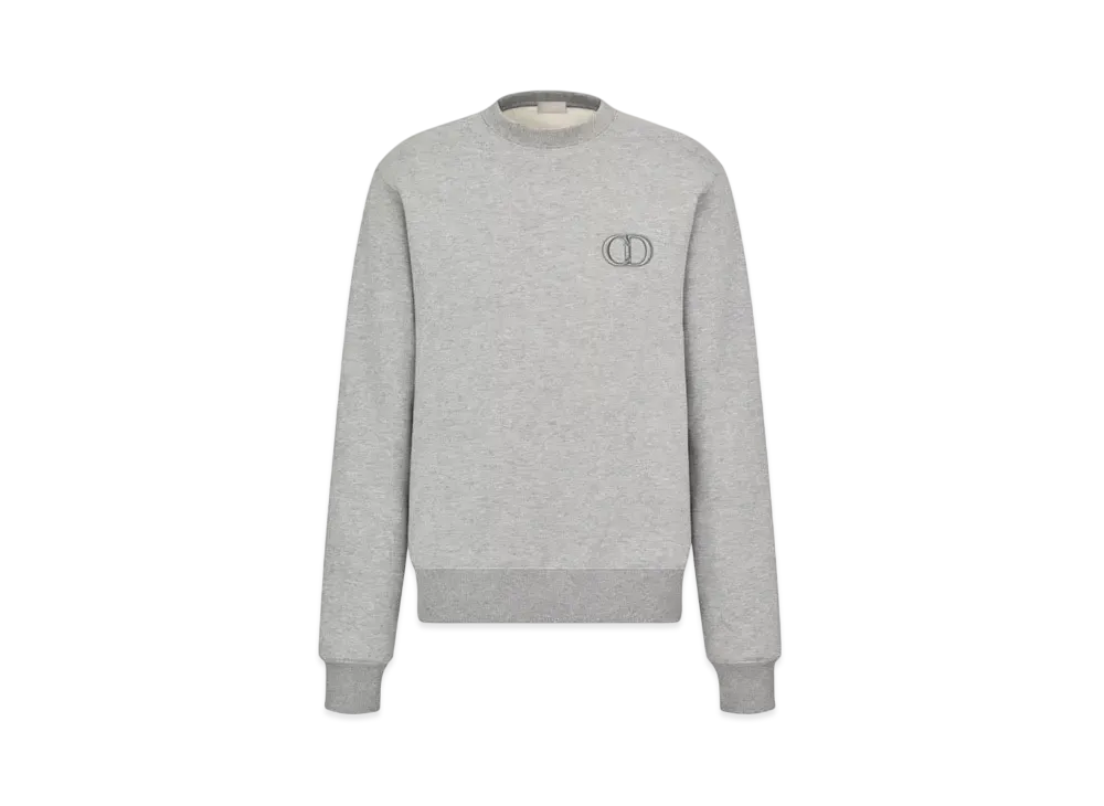 Dior CD Icon Sweatshirt Cotton Fleece "Gray"
