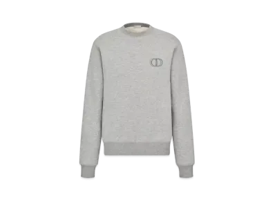 Dior CD Icon Sweatshirt Cotton Fleece "Gray"