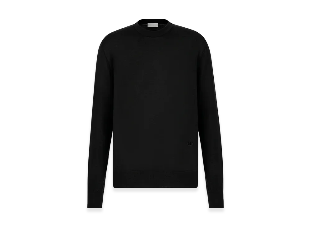 Dior Sweater with CD Icon Signature Cashmere Jersey "Black"