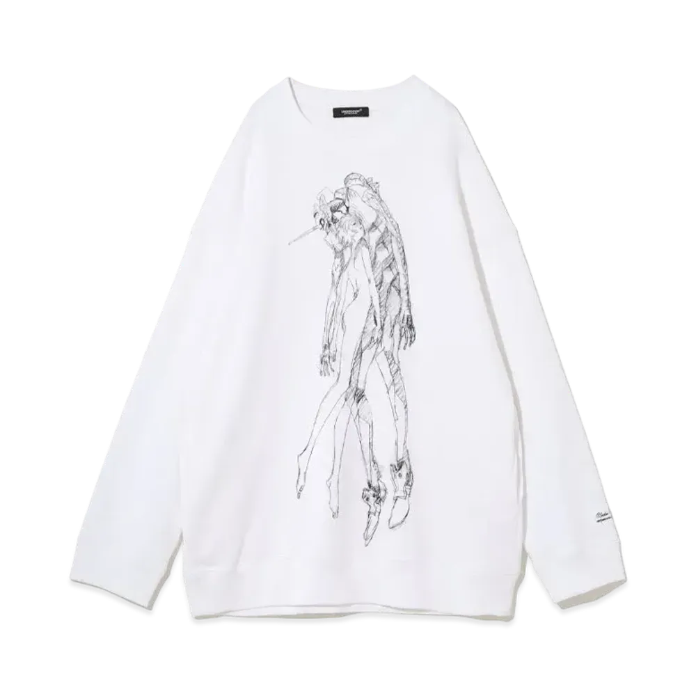 EVANGELION × UNDERCOVER SWEATSHIRT "White"