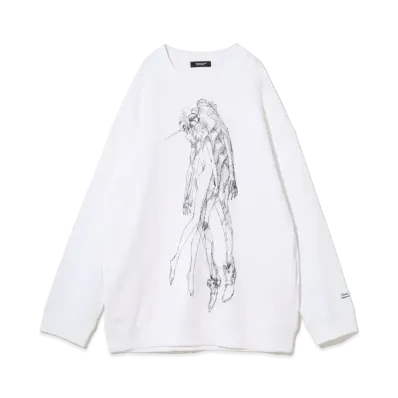 EVANGELION × UNDERCOVER SWEATSHIRT "White"