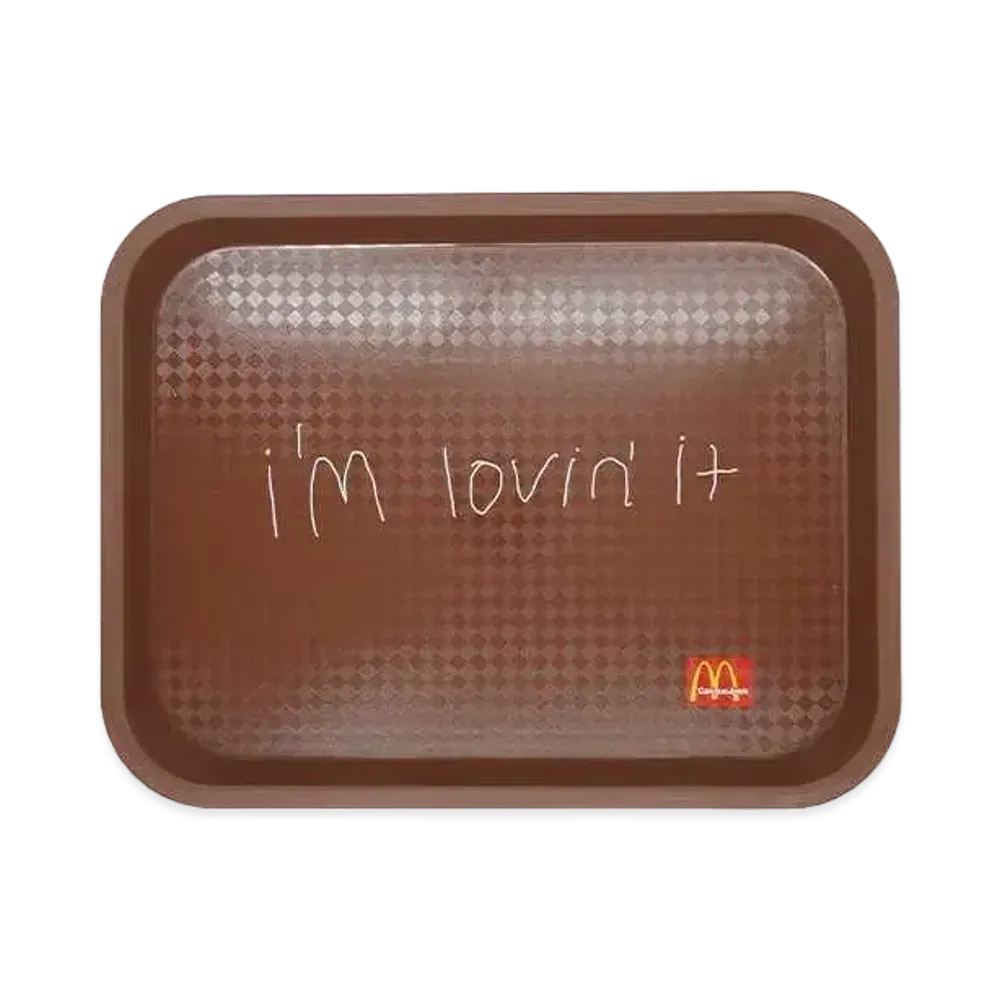 Travis Scott x McDonalds I'm Lovin' It Lunch Tray