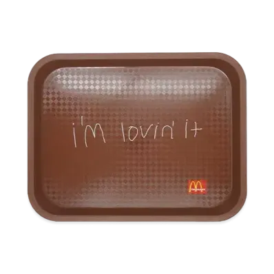 Travis Scott x McDonalds I'm Lovin' It Lunch Tray