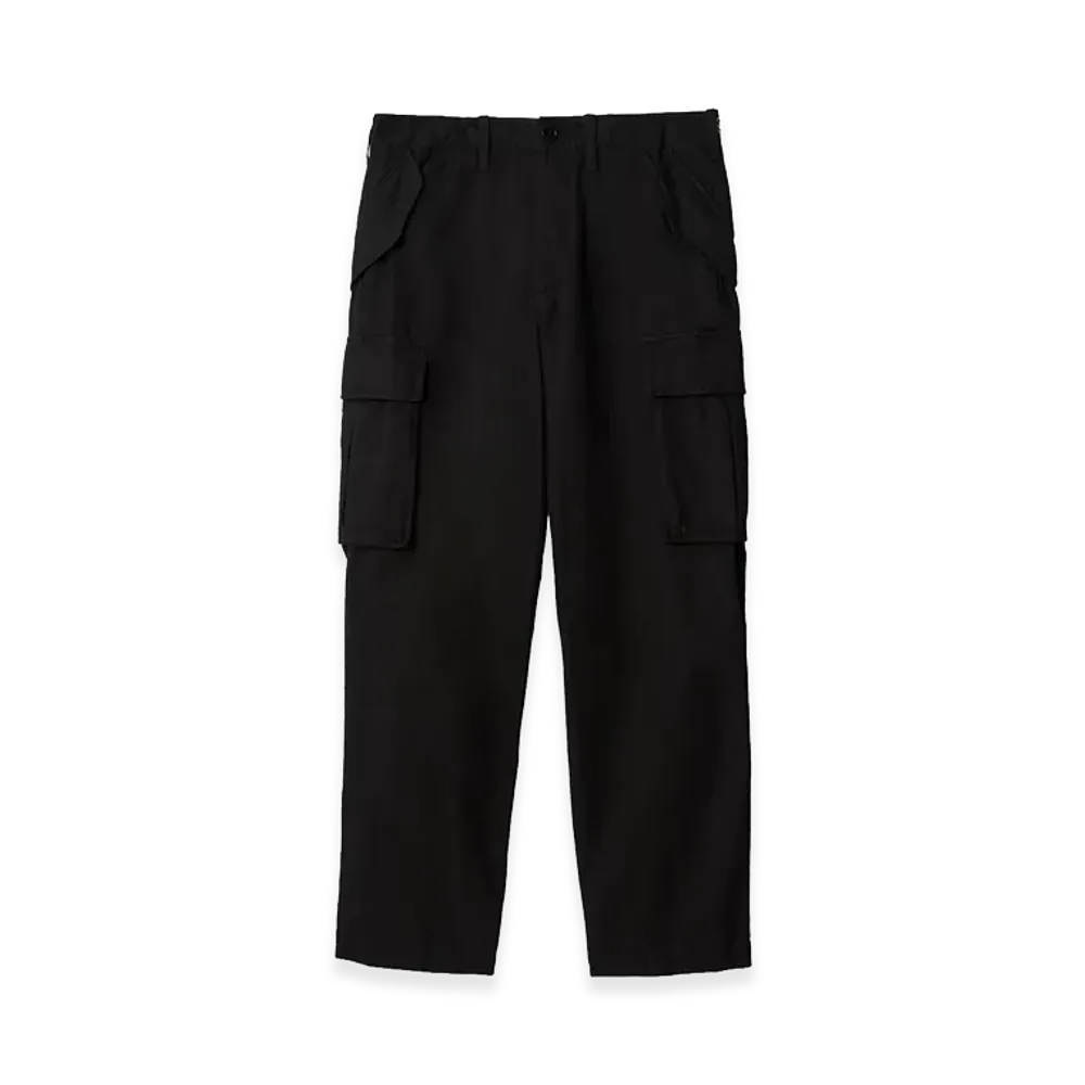 Burberry Cargo Trousers Crafted From Cotton Twill "Black"