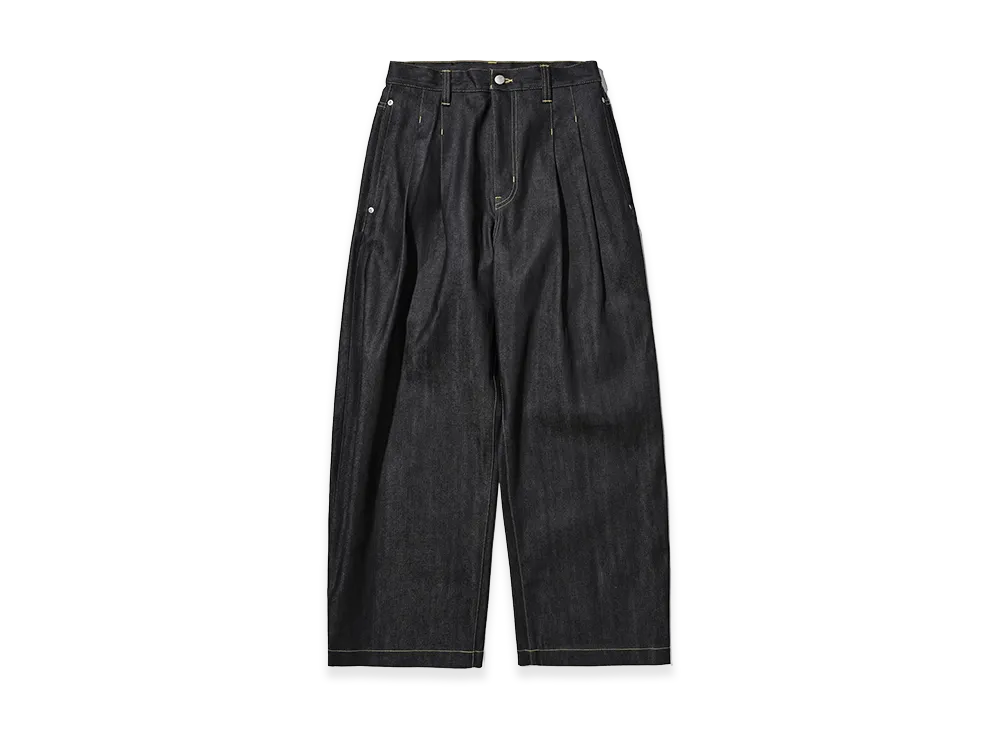 CLESSTE Raw Denim City Wide Straight Pants "Rigid Indigo"