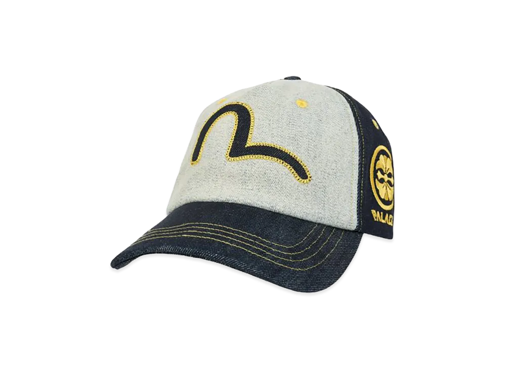 PALACE x EVISU Snapback "Reverse Indigo"