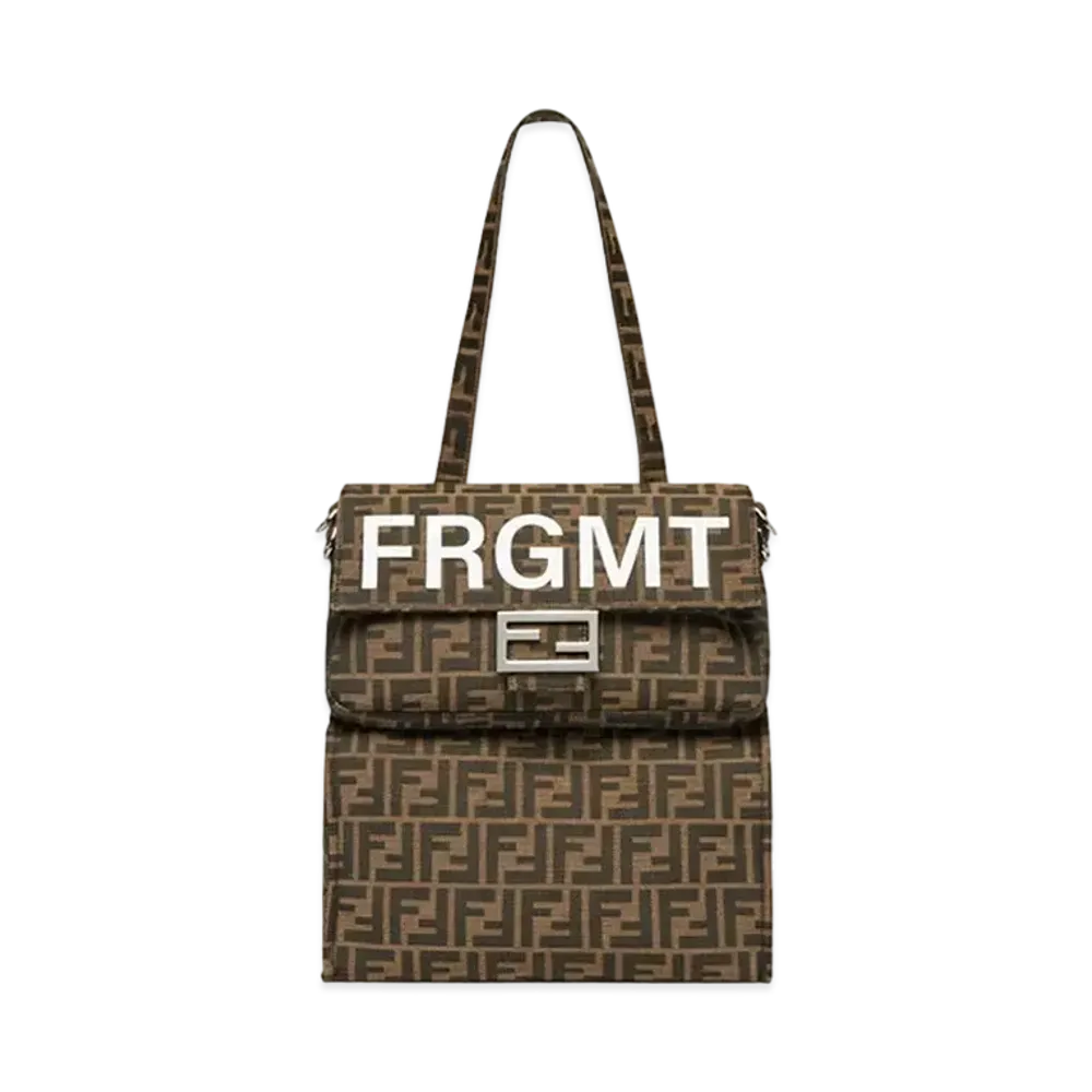 Fragment x FENDI Baguette Foldable FF Fabric Bag "Brown"