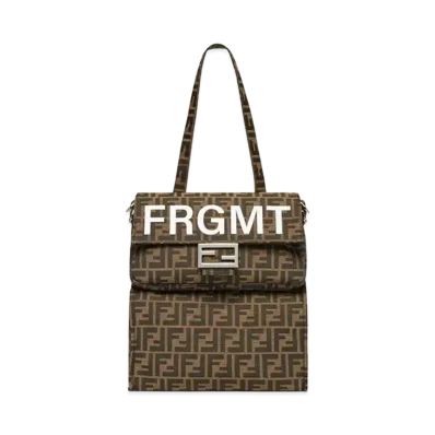 Fragment x FENDI Baguette Foldable FF Fabric Bag "Brown"