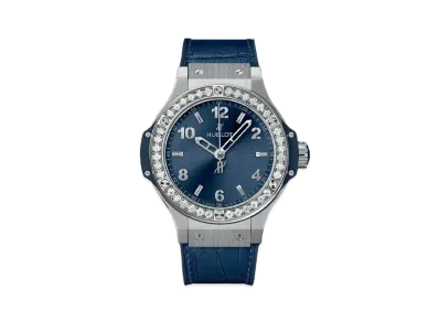 HUBLOT Big Bang Steel Blue Diamonds 38mm