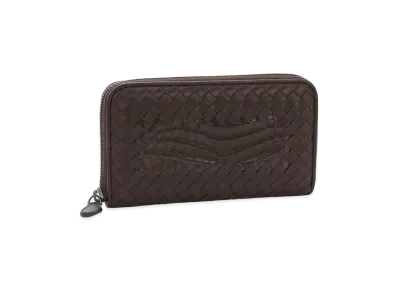 Bottega Veneta Zip Around Wallet "Brown"