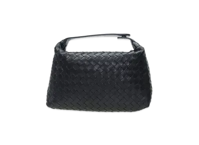 Bottega Veneta Lambskin Hand Bag "Black"