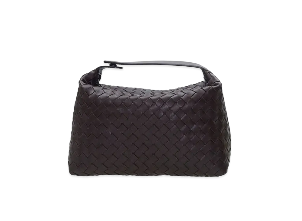 Bottega Veneta Lambskin Hand Bag "Brown"