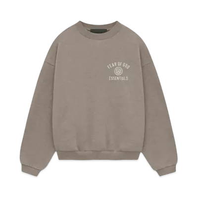FEAR OF GOD Essentials Kid's Fleece Crewneck "Heather Gray"