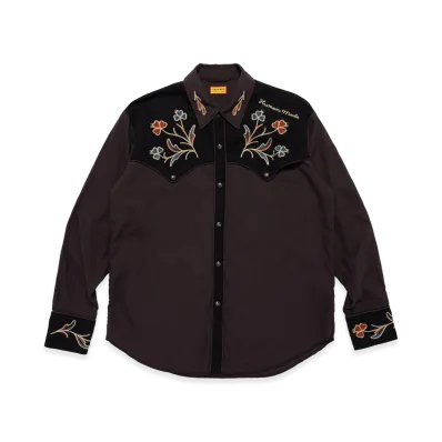 HUMAN MADE Western Shirt "Charcoal"