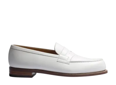 J.M.Weston Signature Loafer #180 "White Soft Calf"
