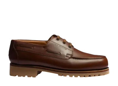 J.M.Weston Yachting Derby #690 D "Oak" 1141GFN6901D One Block Rubber Sole