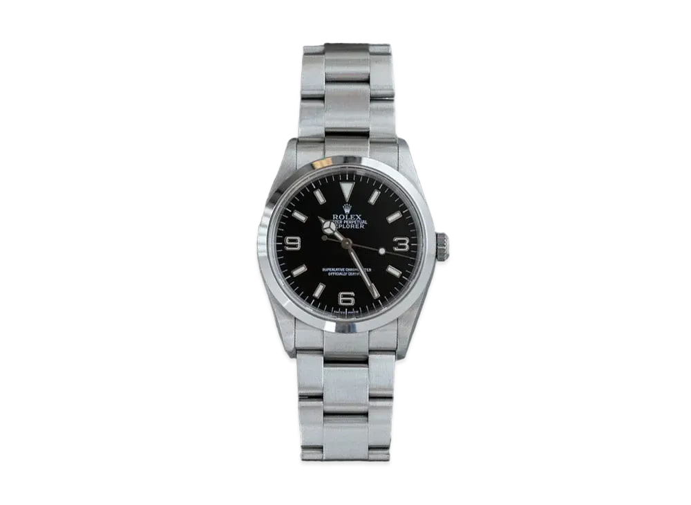 ROLEX Explorer I "Black/Stainless Steel"