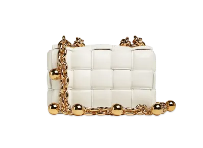 Bottega Veneta Chain Cassette "White"