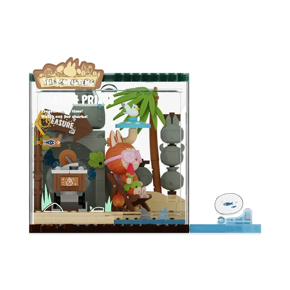 POP MART THE MONSTERS (LABUBU) Forest Secret Base Series Blocks Part 2 Seaside Prizes