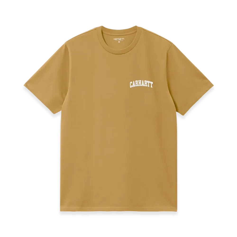 Carhartt WIP University Script T-Shirt "Bourbon/White"