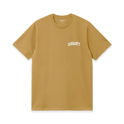 Carhartt WIP University Script T-Shirt "Bourbon/White"