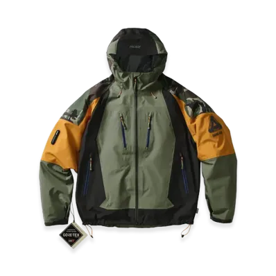 PALACE Gore-Tex 3L Remix Jacket "Green Mix"