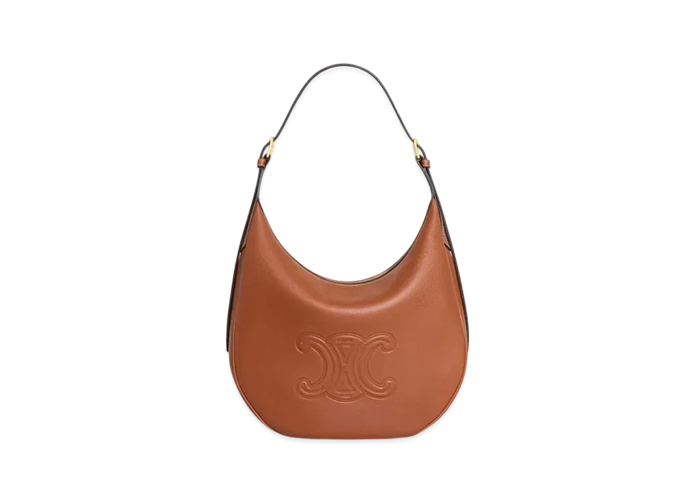 CELINE Medium Heloise Bag Cuir Triomphe In Supple Calfskin "Tan"