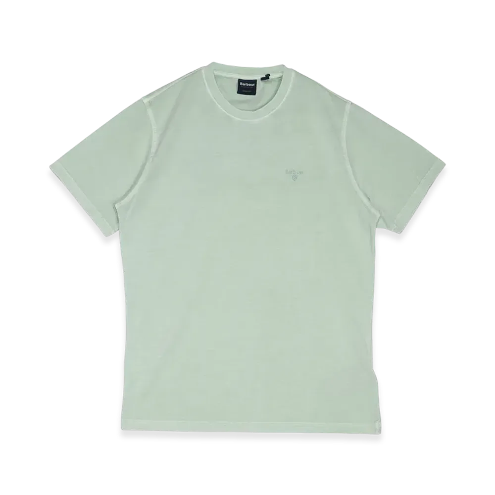 Barbour Garment Dyed Tee "Dusty Mint"
