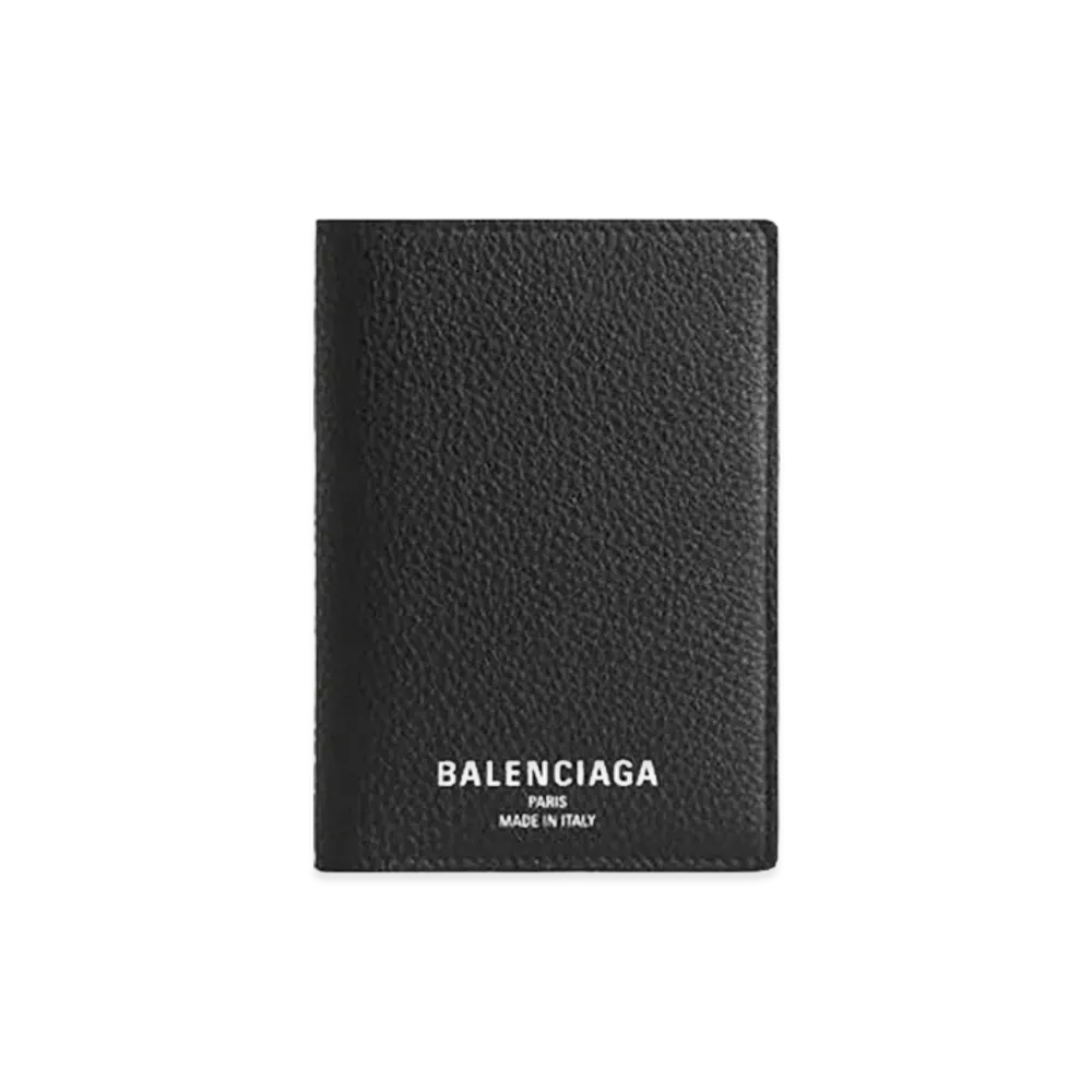 BALENCIAGA Credit Passport Holder "Black"