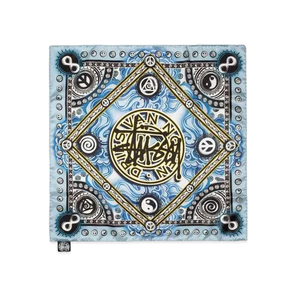 Stussy x Dries Van Noten Bandana "Light Blue"