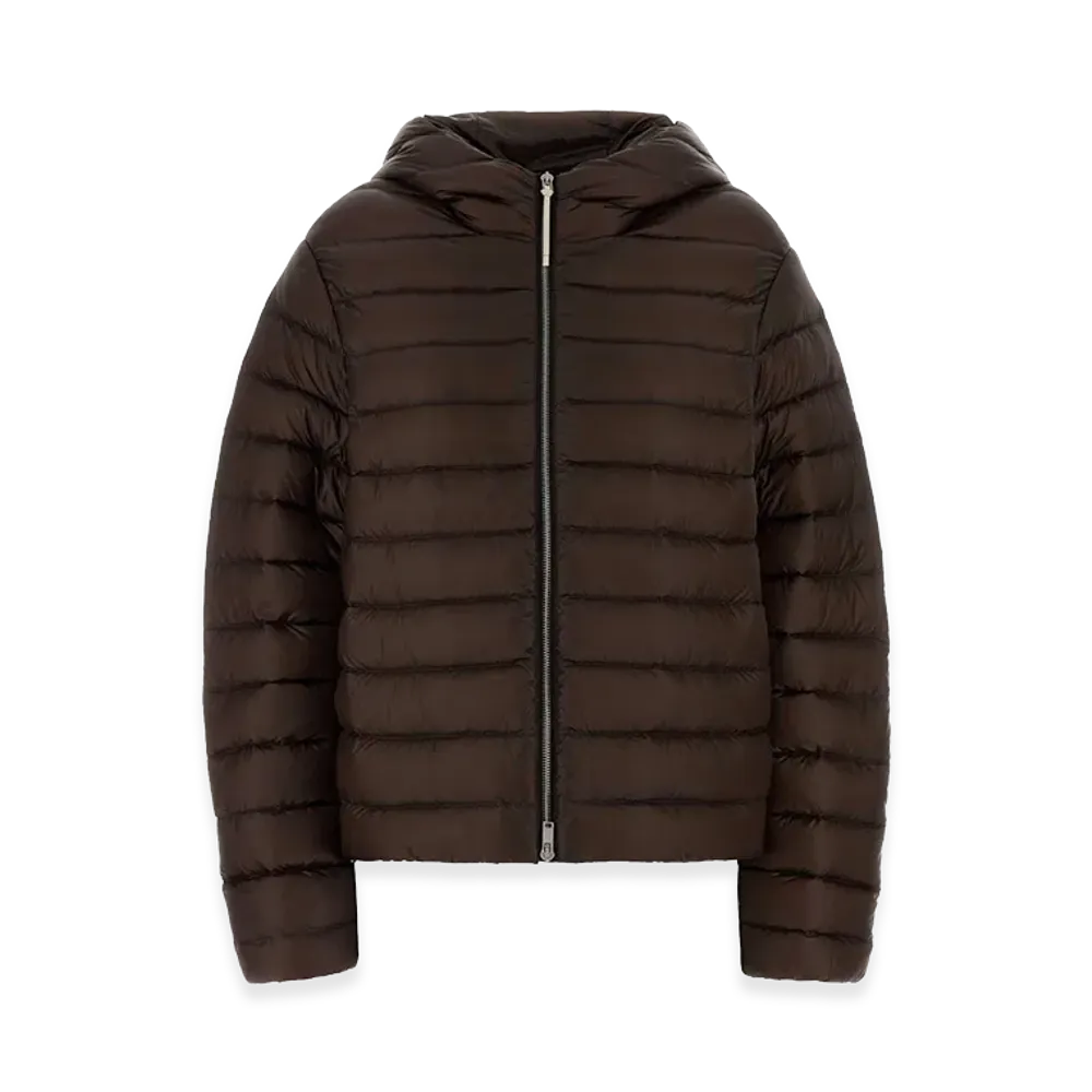 Jil Sander Women's Nylon Down Jacket "Brown"
