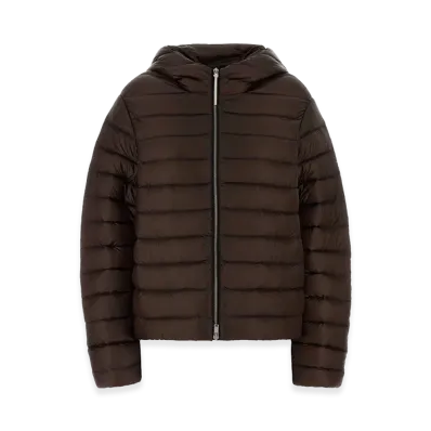 Jil Sander Women's Nylon Down Jacket "Brown"