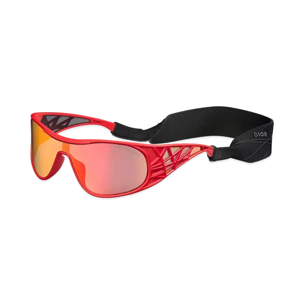 Dior x LEWIS HAMILTON DiorFluidCannage M1I Mask Sunglasses "Red"