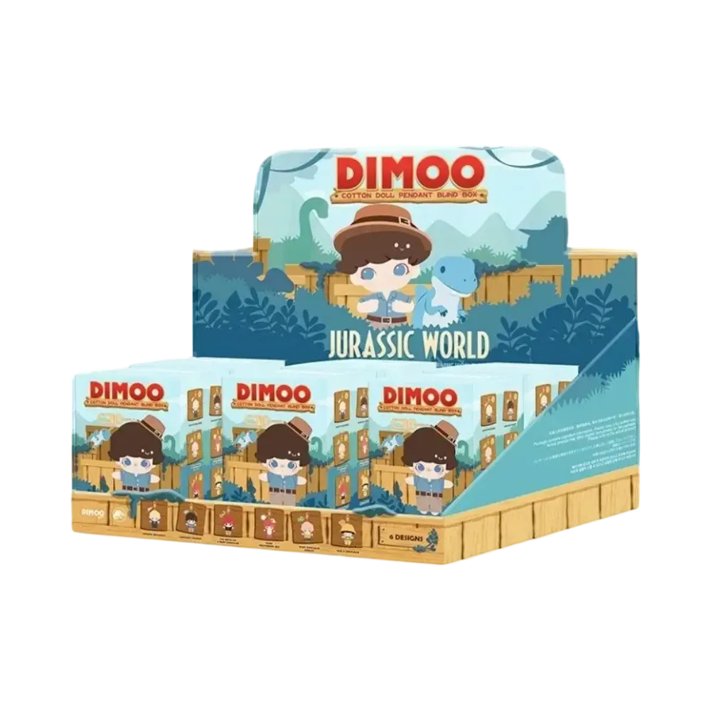 POP MART DIMOO Jurassic World Series Plush Pendant Set [Assortment Box]