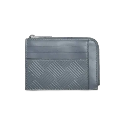 Bottega Veneta Half-Zipped Wallet "Thunder"