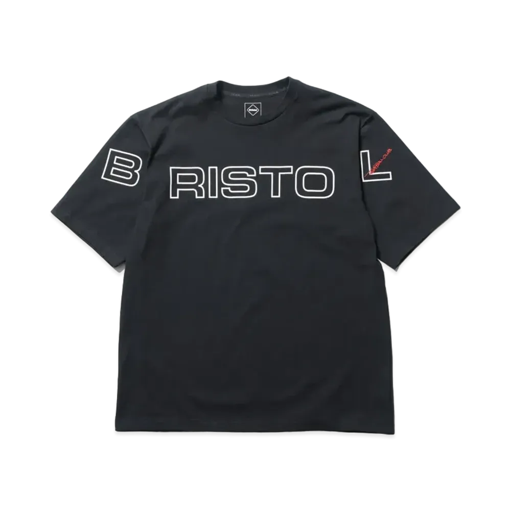 F.C.Real Bristol Around Logo Baggy Tee "Black"