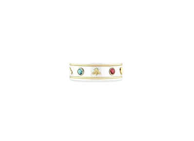 GUCCI Icon Ring With Gemstones "White"