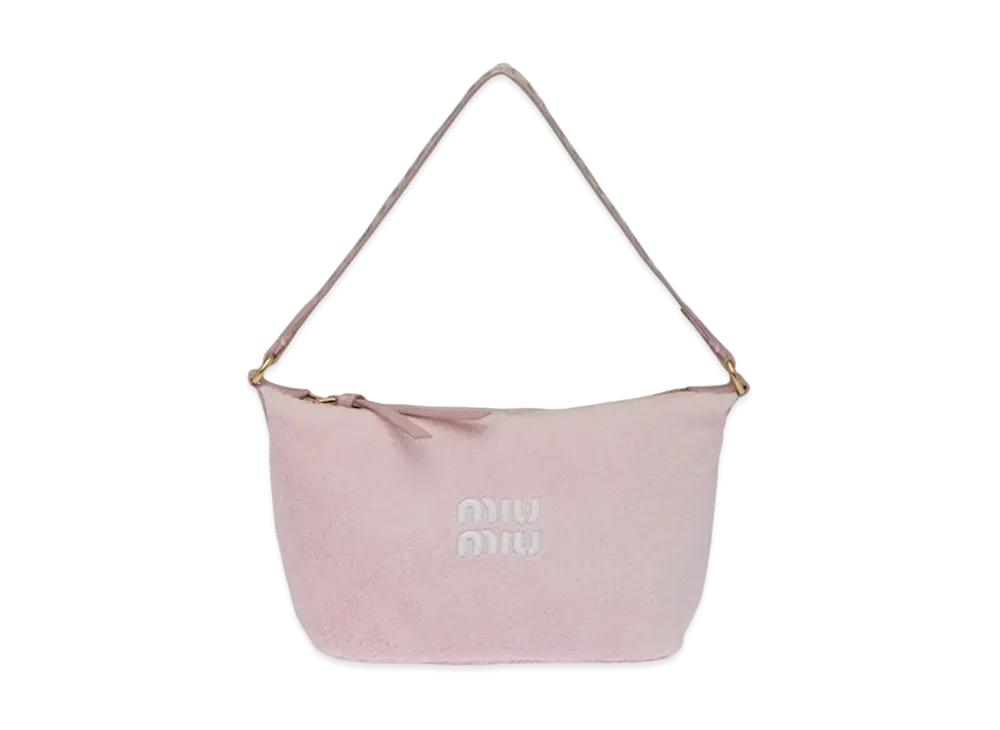 MIU MIU Miu Spirit Terry Cross Mini Bag "Pink"