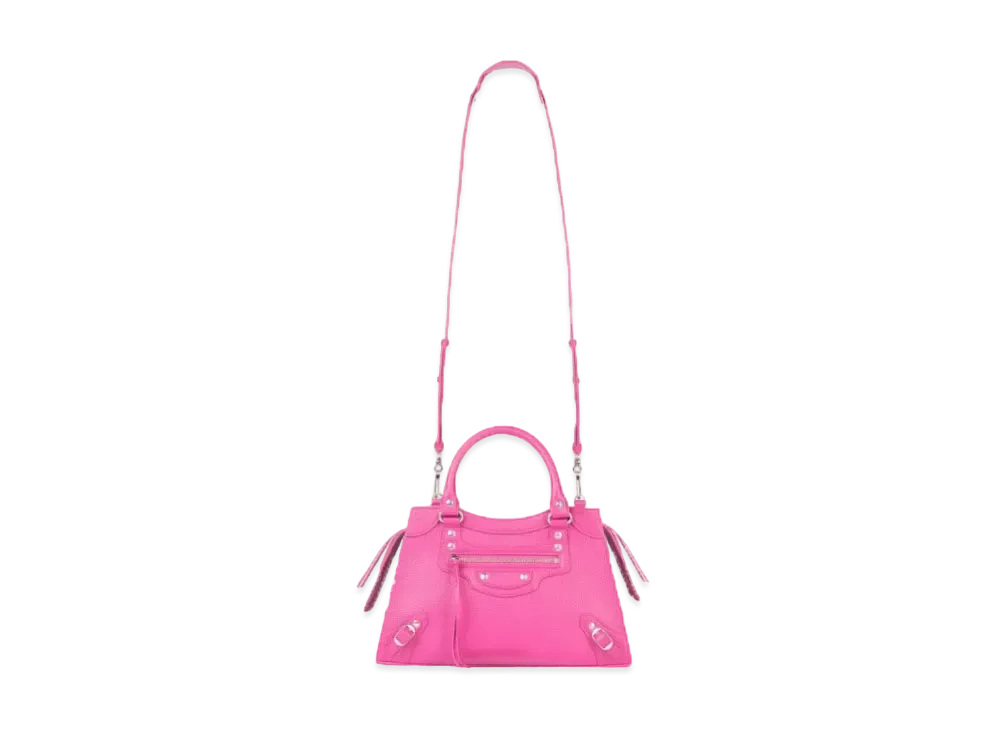 BALENCIAGA Women's Neo Classic Small Top Handle Bag "Fuchsia"