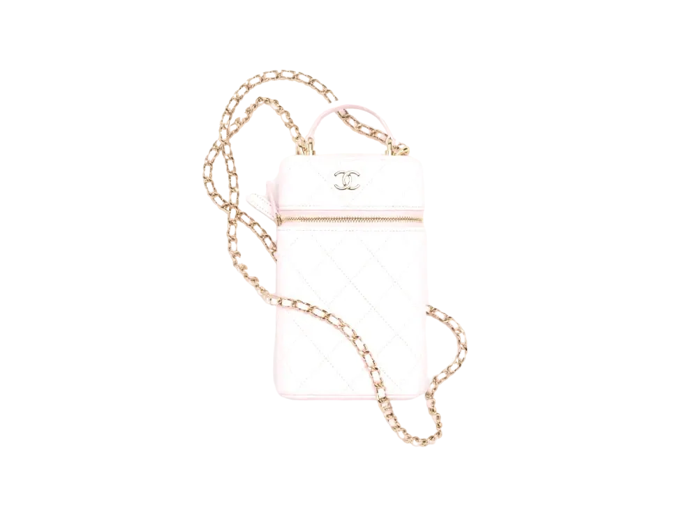 CHANEL Vanity Phone Case Lambskin "Pink"