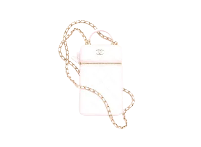 CHANEL Vanity Phone Case Lambskin "Pink"
