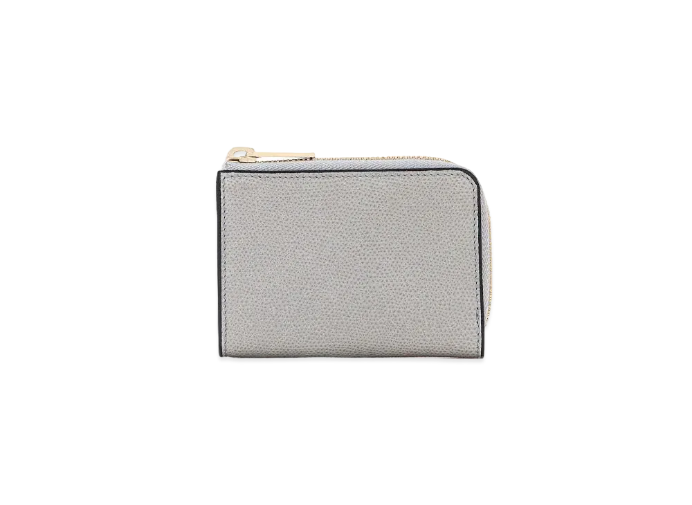 Valextra Zip Key Holder "Ash Gray"