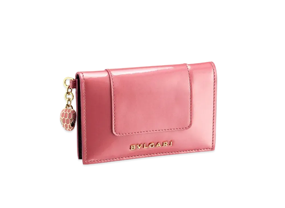 BVLGARI Serpenti Forever Card Holder "Pink"