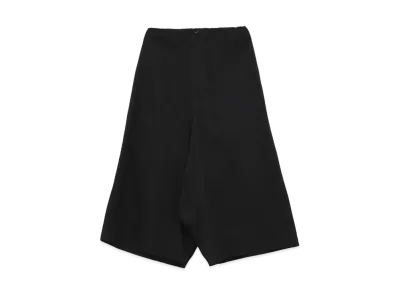 Yohji Yamamoto Y's TWILL CROTCH BUTTON OPEN PANTS "Black"