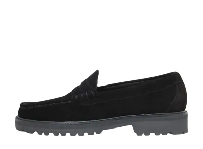 G.H.BASS LoaferLarson Suede Leather "Black" 11512
