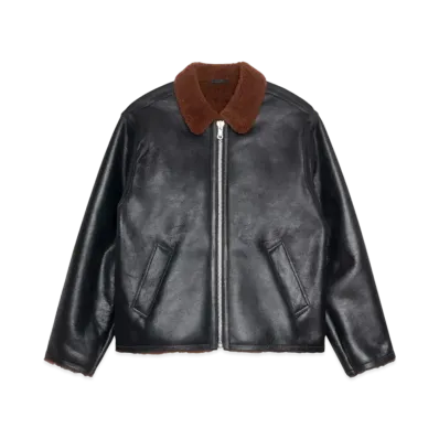 Stussy Shearling Jacket "Black"