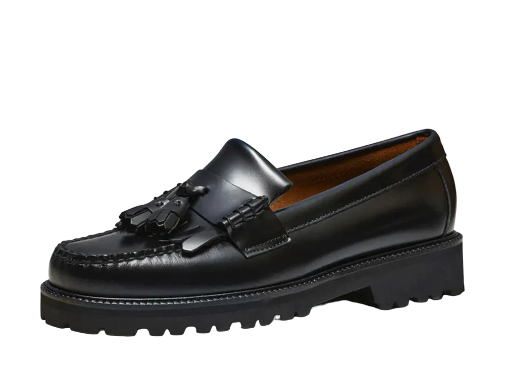 G.H.BASS Loafer High Shine Leather "Black" 11525