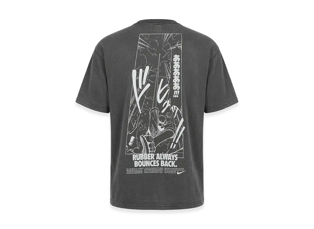 Nike x One Piece Solo Swoosh T-Shirt QS Gomu Gomu Battle Axe "Grey"