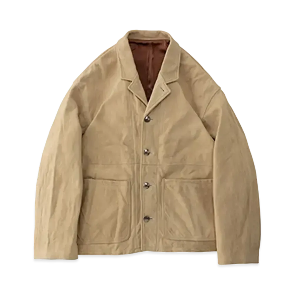 visvim SOWER JKT (JP DEERSKIN) "Beige"